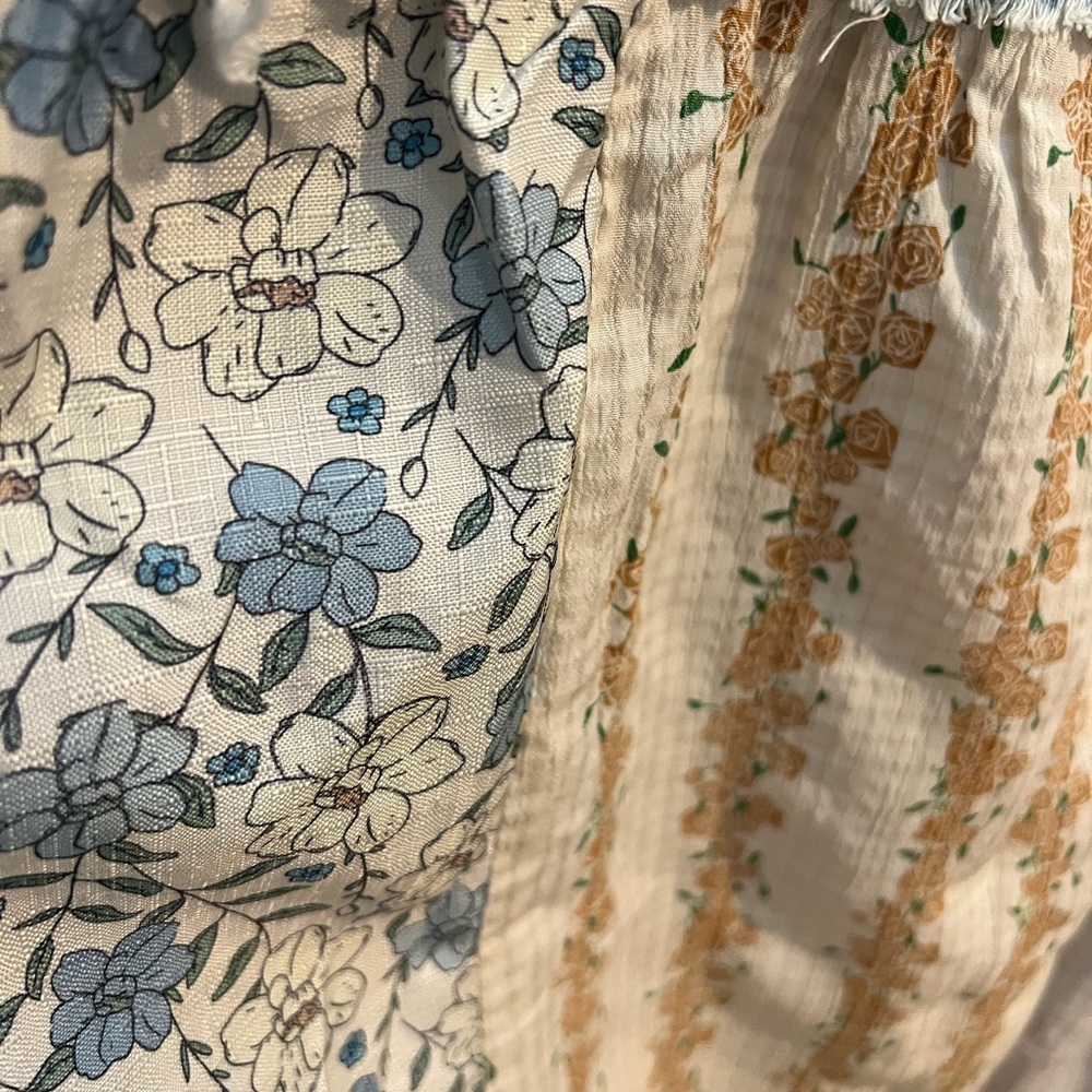 *Free Gift* POL Denim and Lace A-Line Skirt - Picture 8 of 13